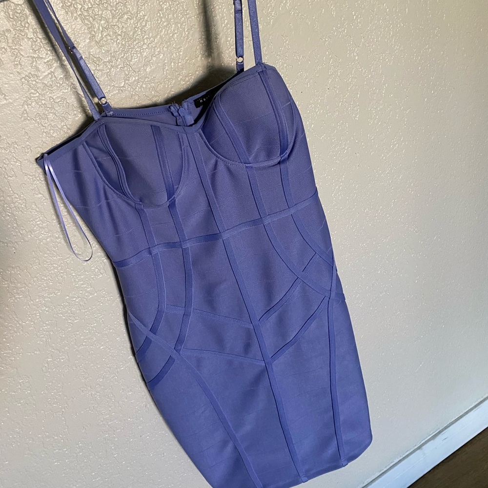 Selling a purple bandage dress